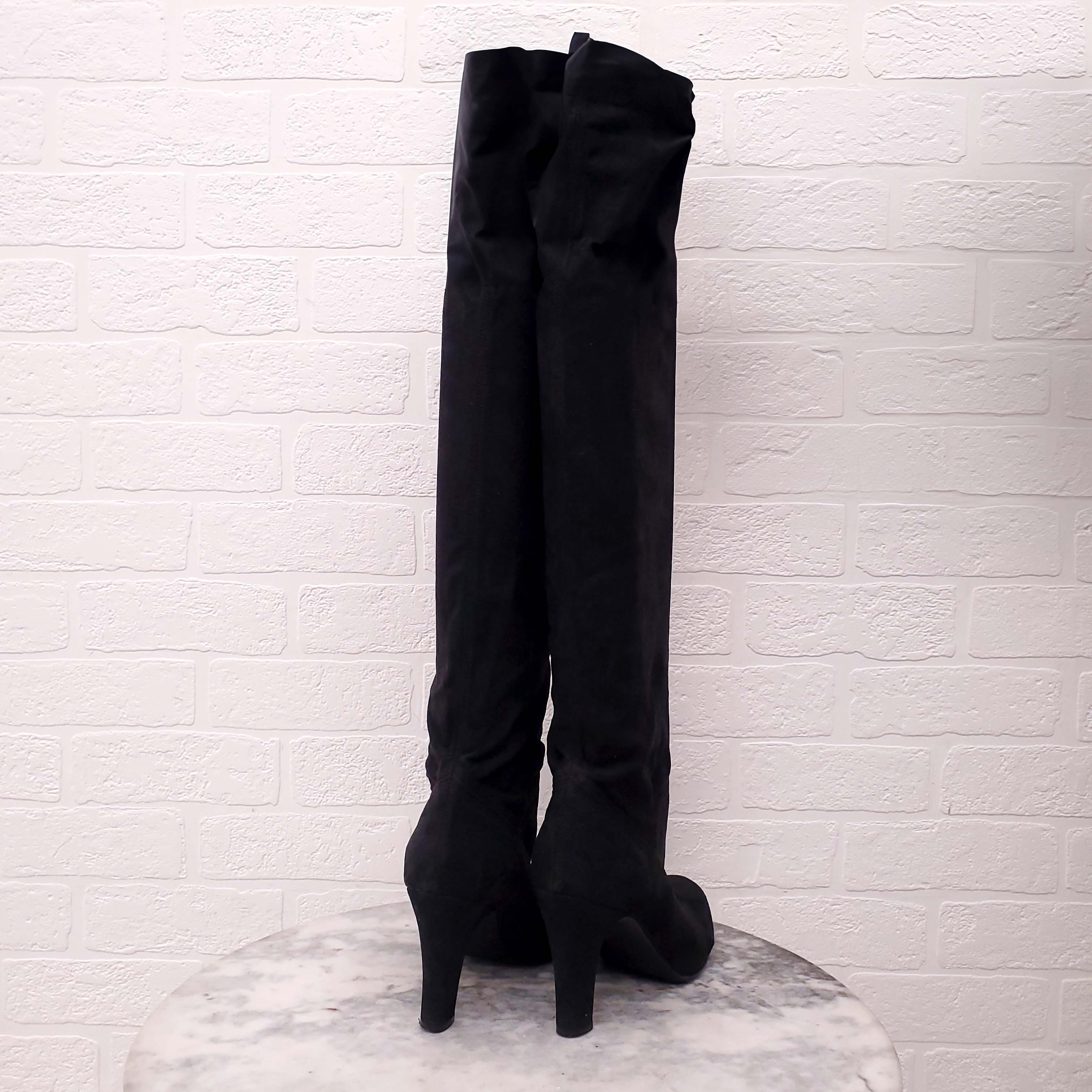 STELLA MCCARTNEY VEGAN SUEDE BOOTS - SIZE 40 - Image 3