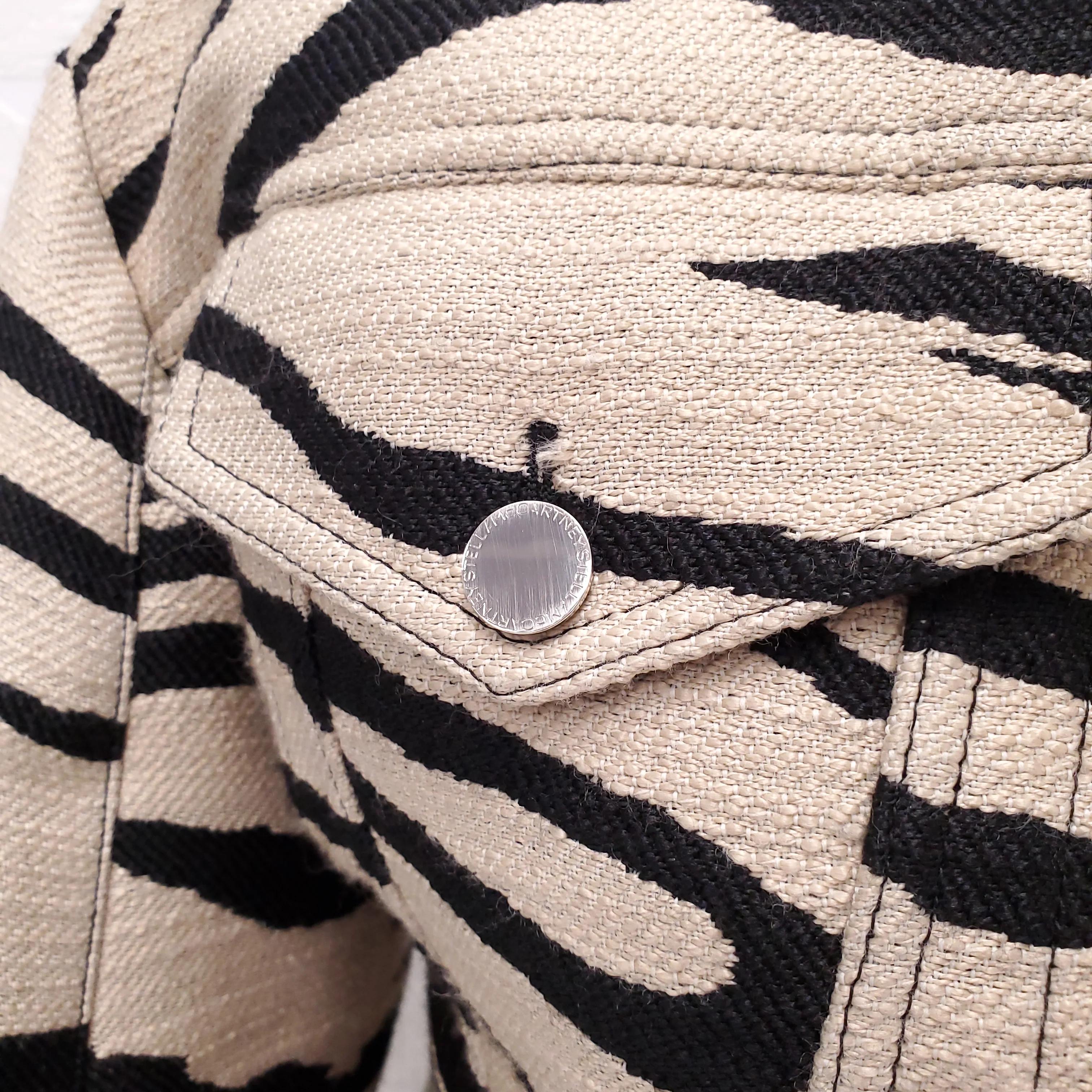 STELLA MCCARTNEY ZEBRA PRINT JACKET - SIZE 40 - Image 5
