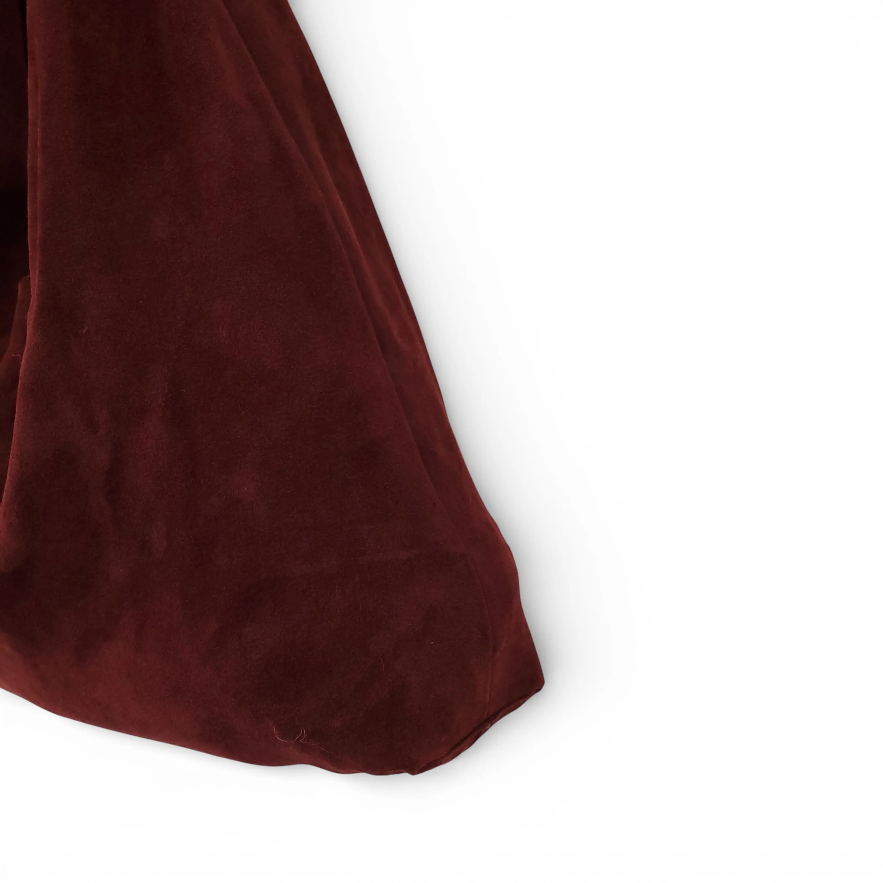THE ROW BURGUNDY SUEDE SHOULDER BAG - Image 3
