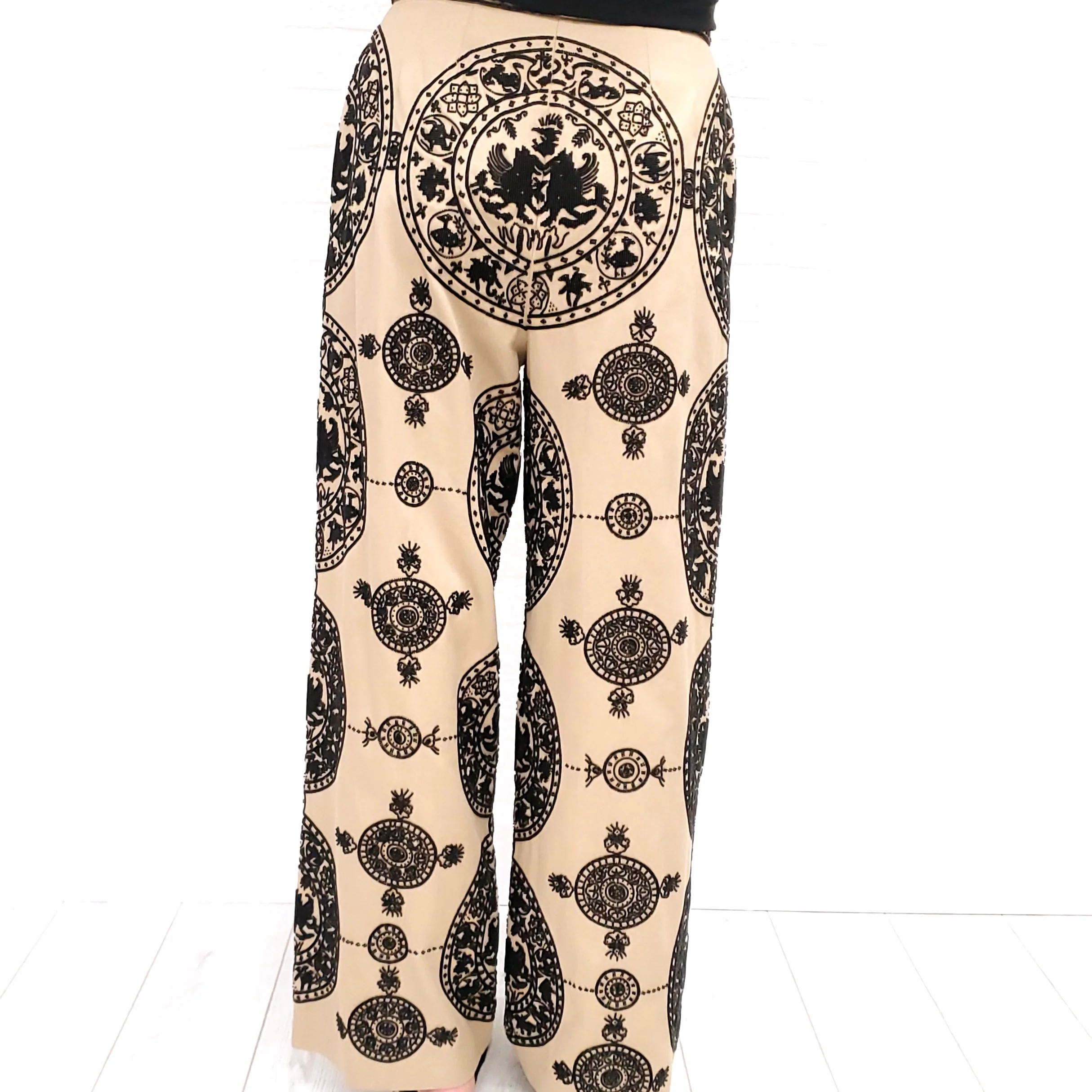 VALENTINO BEADED PANTS - SIZE 40 - Image 4