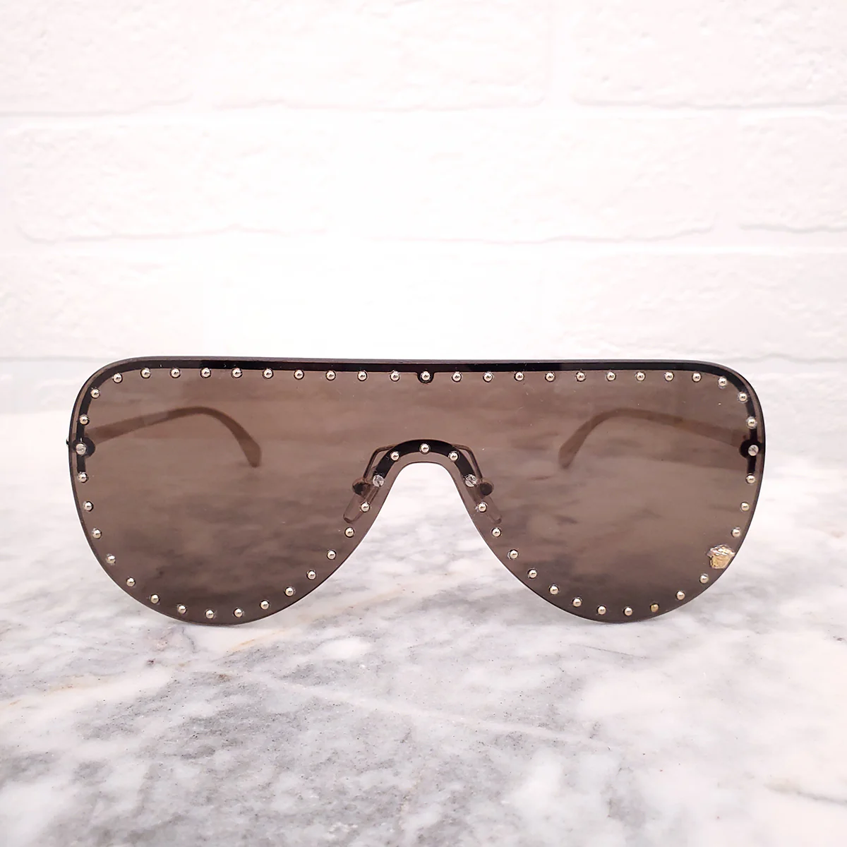 VERSACE SUNGLASSES WITH STUDS/MEDUSA - Image 3