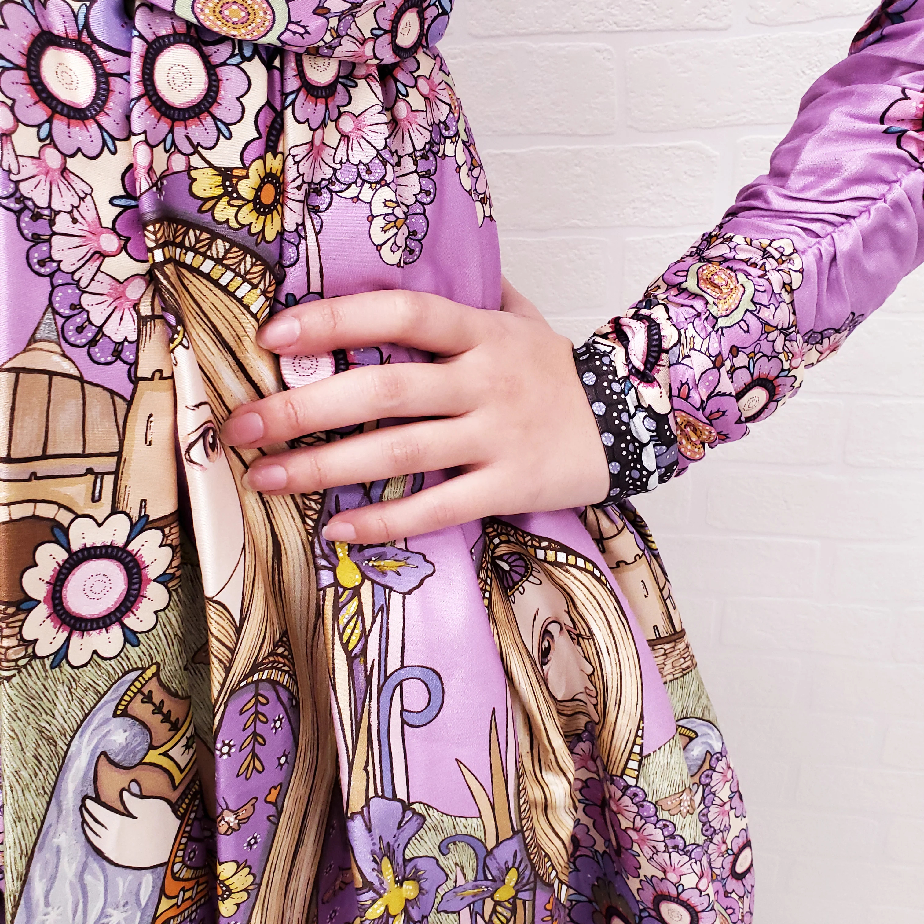 ZIMMERMANN KNOTTED PRINTED SILK DRESS - SIZE 0/XS - Image 4