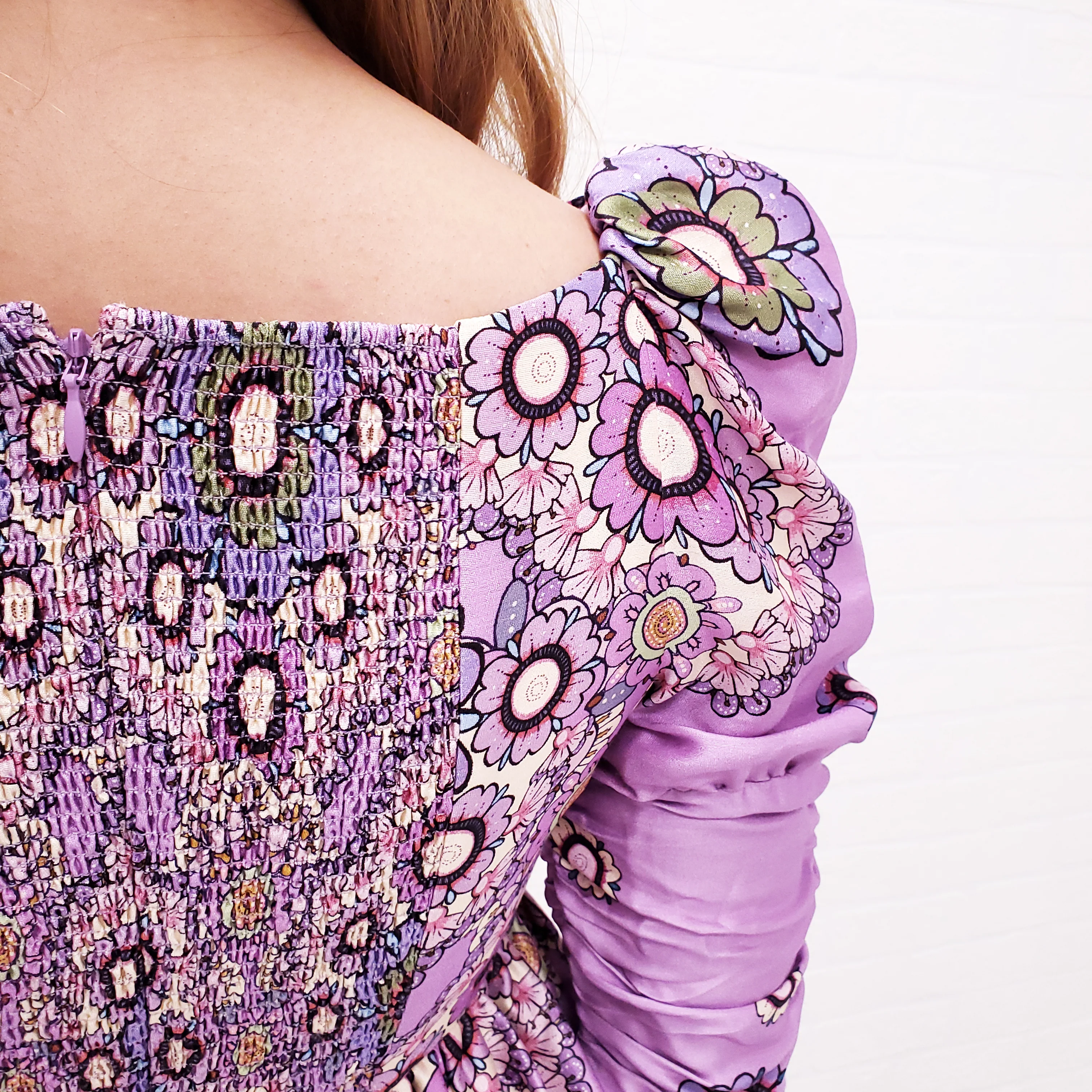 ZIMMERMANN KNOTTED PRINTED SILK DRESS - SIZE 0/XS - Image 7